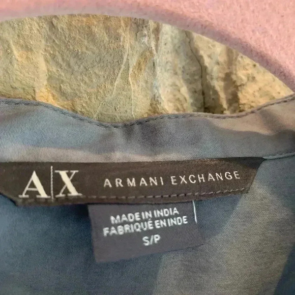 Armani Exchange Gray Button Down - Picture 6 of 8